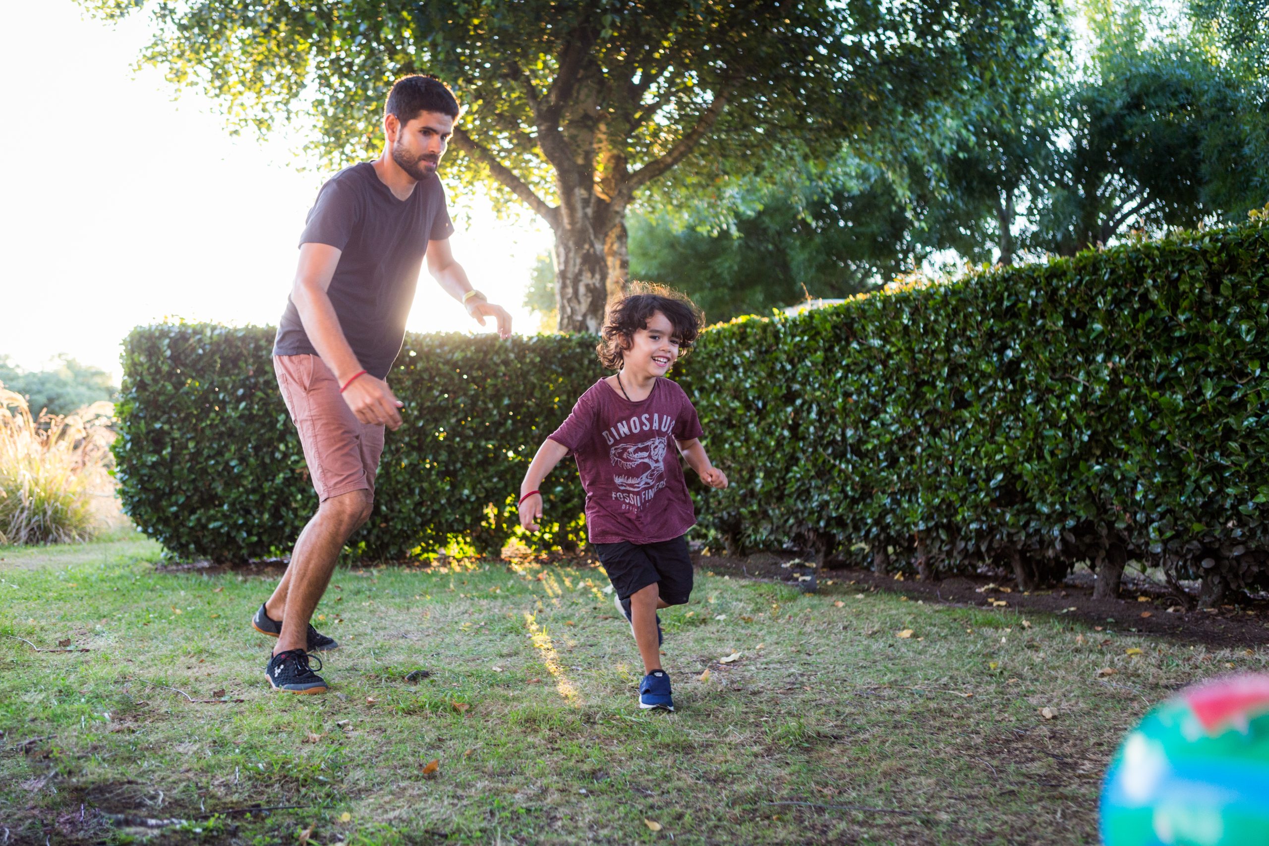 Playing soccer is always a must during our holidays.
